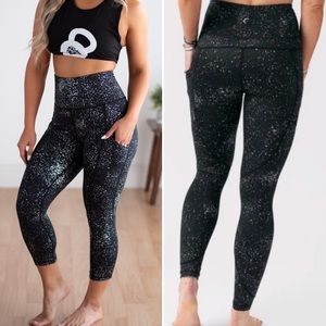 Zyia Active Reflective Light n Tight Hi Rise 7/8 24” leggings Size 4